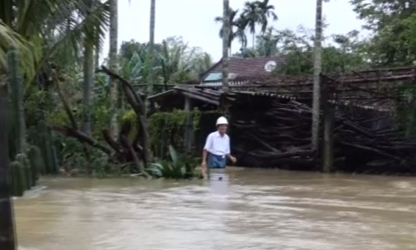 Quảng Ngãi: 1.200 ngôi nhà bị ngập, 3 người chết và 1 người mất tích do lũ lụt